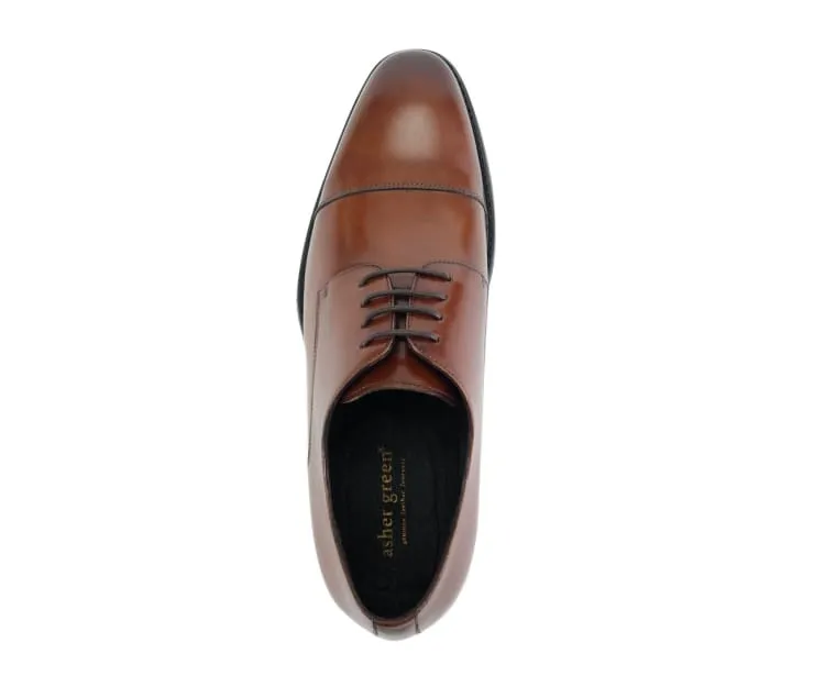 Asher Green Ag1468 Tan Men’s Leather Dress Shoes