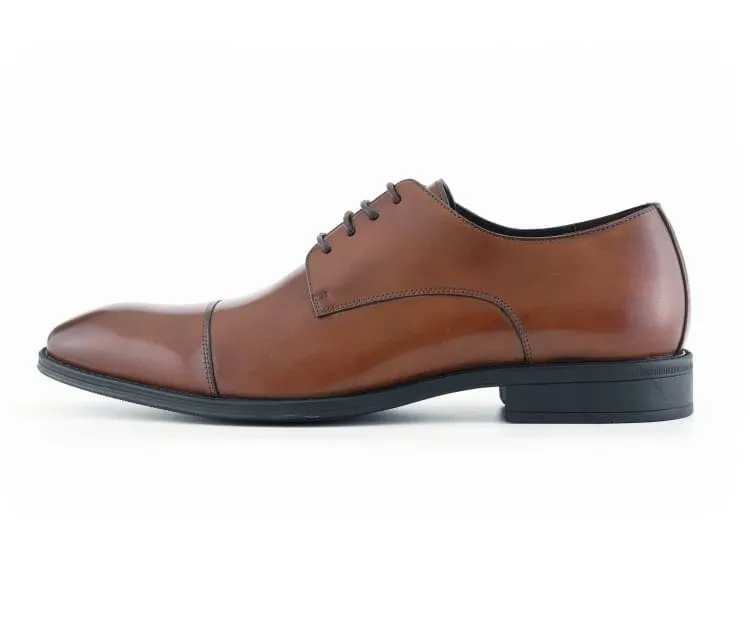 Asher Green Ag1468 Tan Men’s Leather Dress Shoes