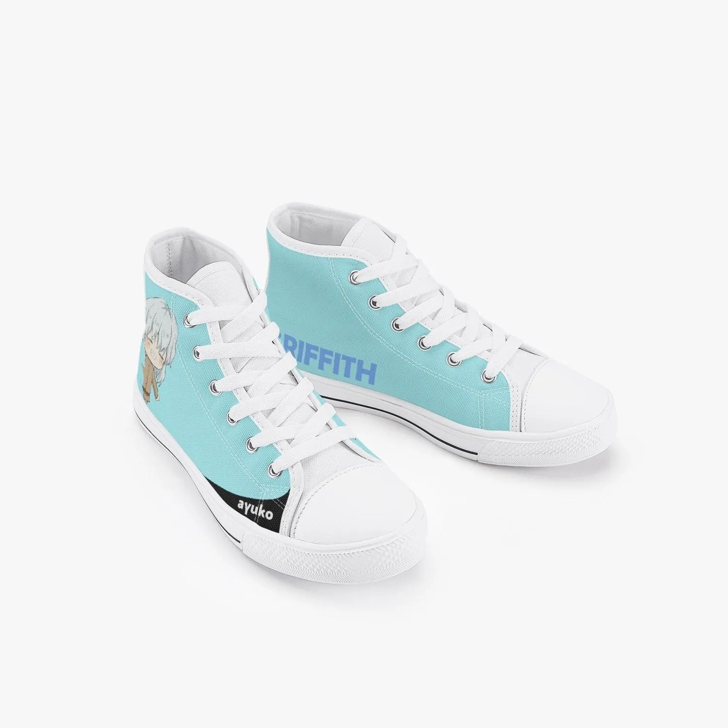Berserk Griffith Kids A-Star High Anime Shoes
