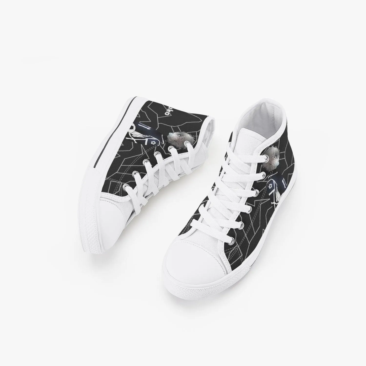Blue Lock Rin Itoshi Kids A-Star High Anime Shoes