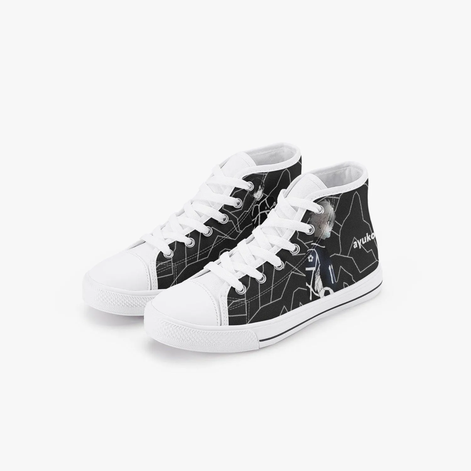 Blue Lock Rin Itoshi Kids A-Star High Anime Shoes
