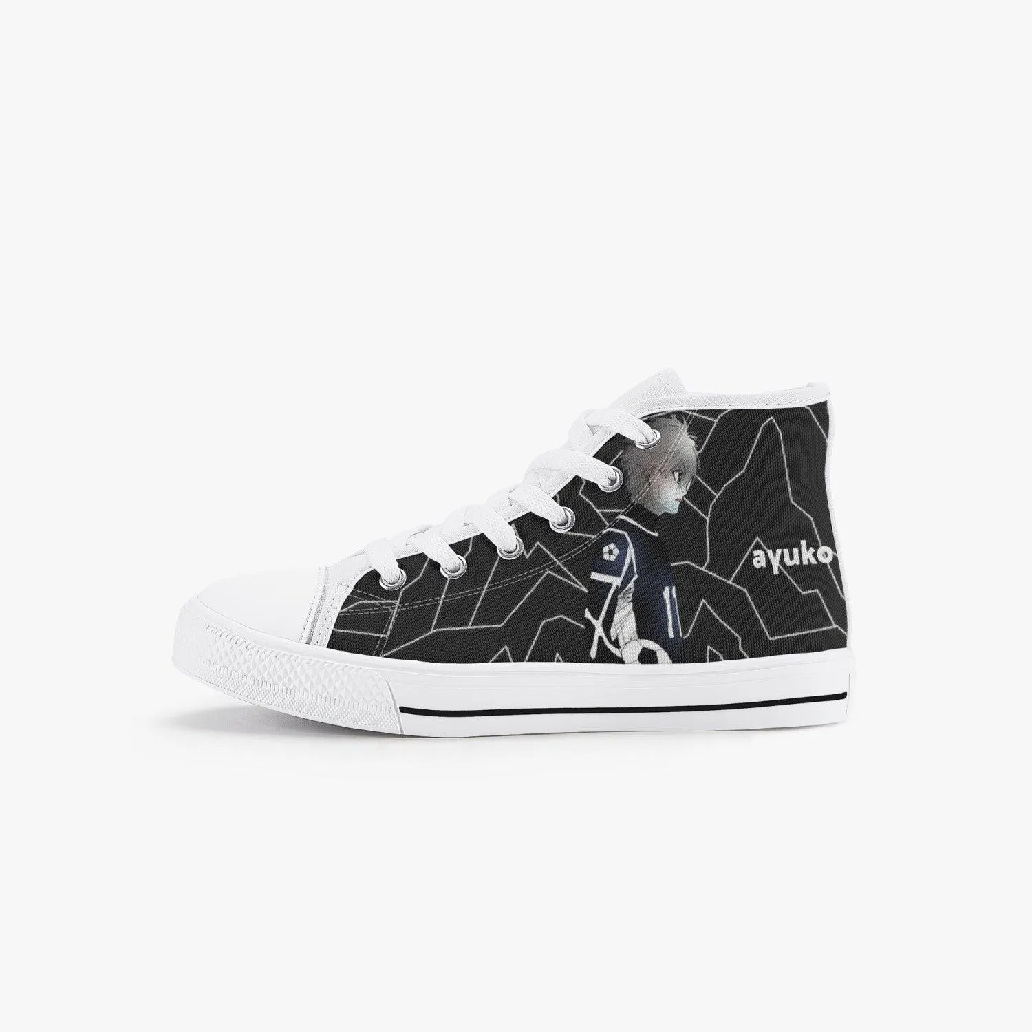 Blue Lock Rin Itoshi Kids A-Star High Anime Shoes