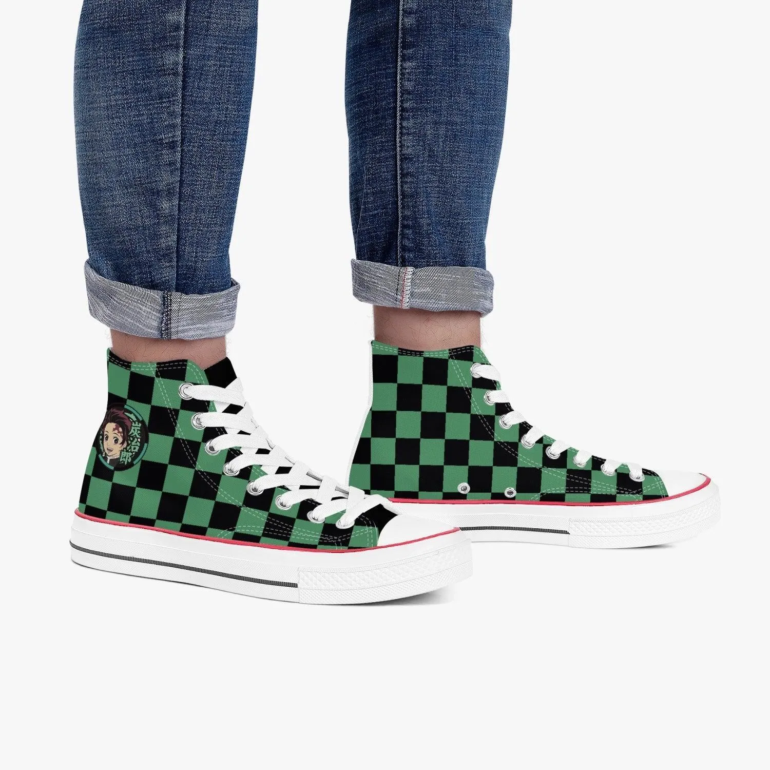 Demon Slayer Tanjiro Kamado A-Star High Anime Shoes