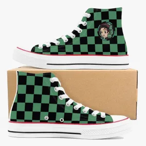Demon Slayer Tanjiro Kamado A-Star High Anime Shoes