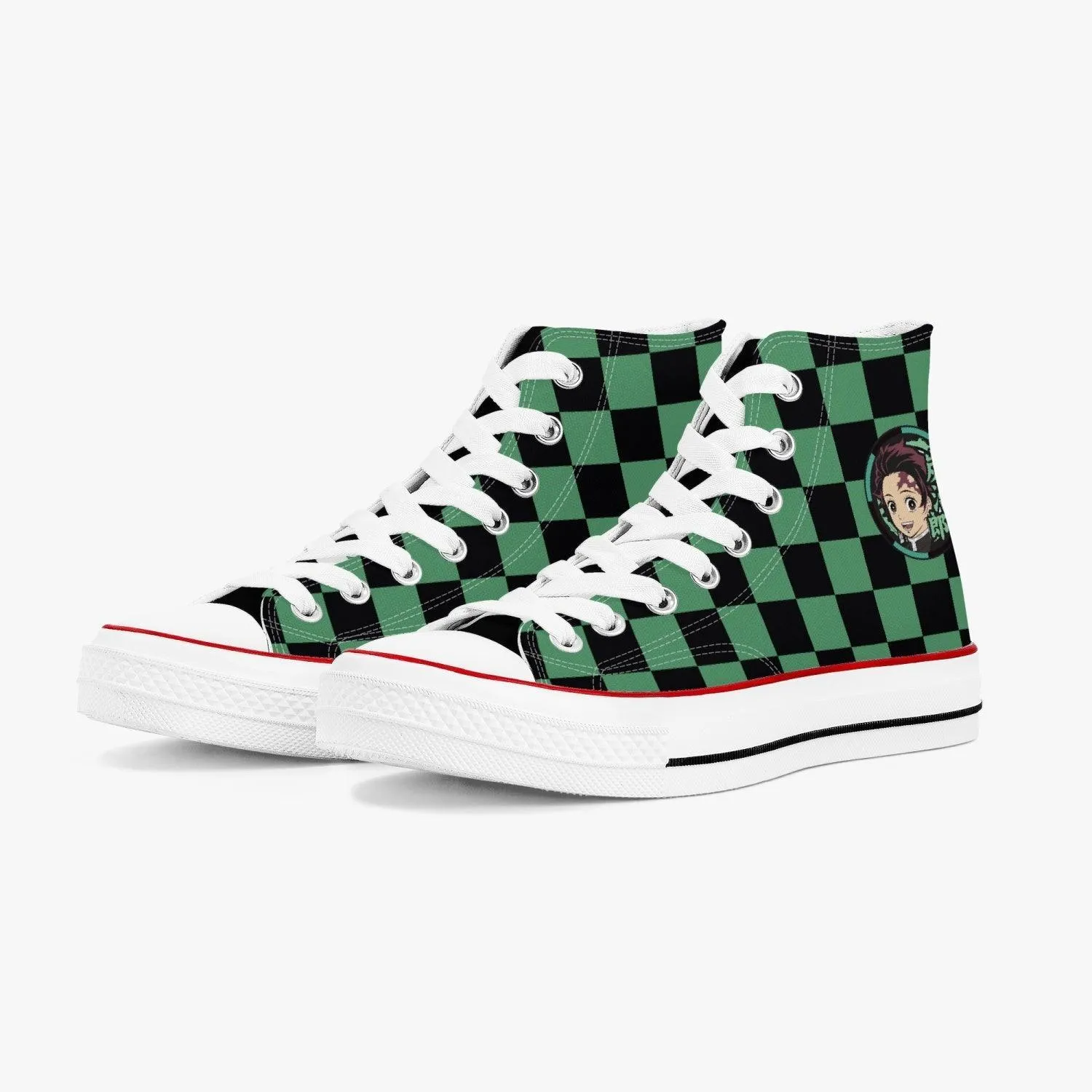 Demon Slayer Tanjiro Kamado A-Star High Anime Shoes