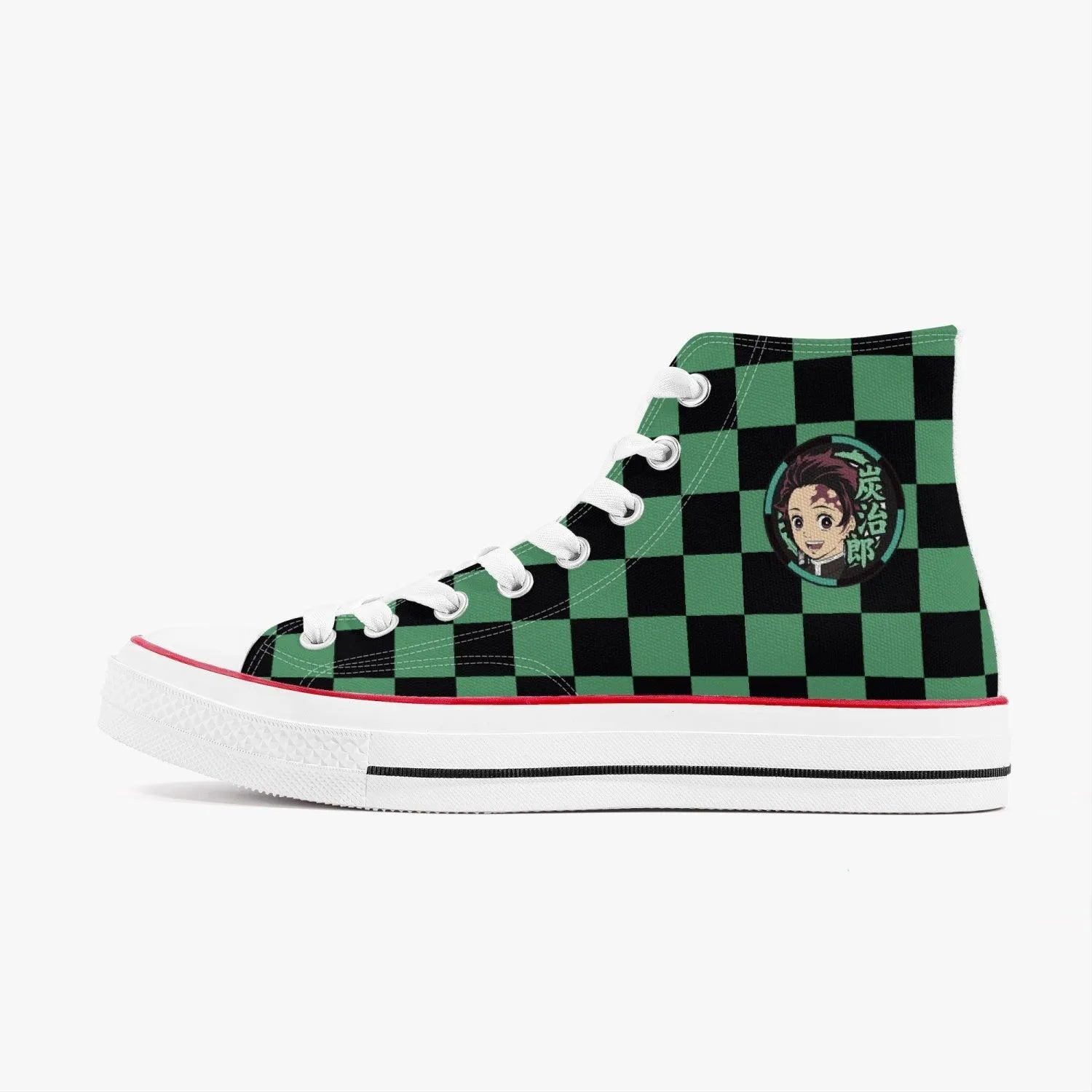 Demon Slayer Tanjiro Kamado A-Star High Anime Shoes