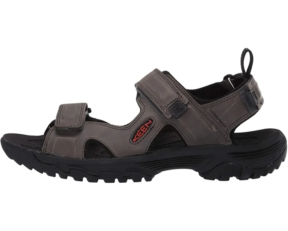 Keen - Men's Targhee III Open Toe Black/Grey Hiking Sandals 1022424