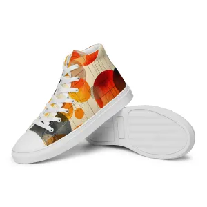 Kreise High-Top Leinenschuhe für Damen