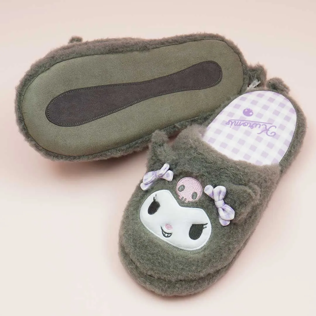 Kuromi Happy Face Slippers