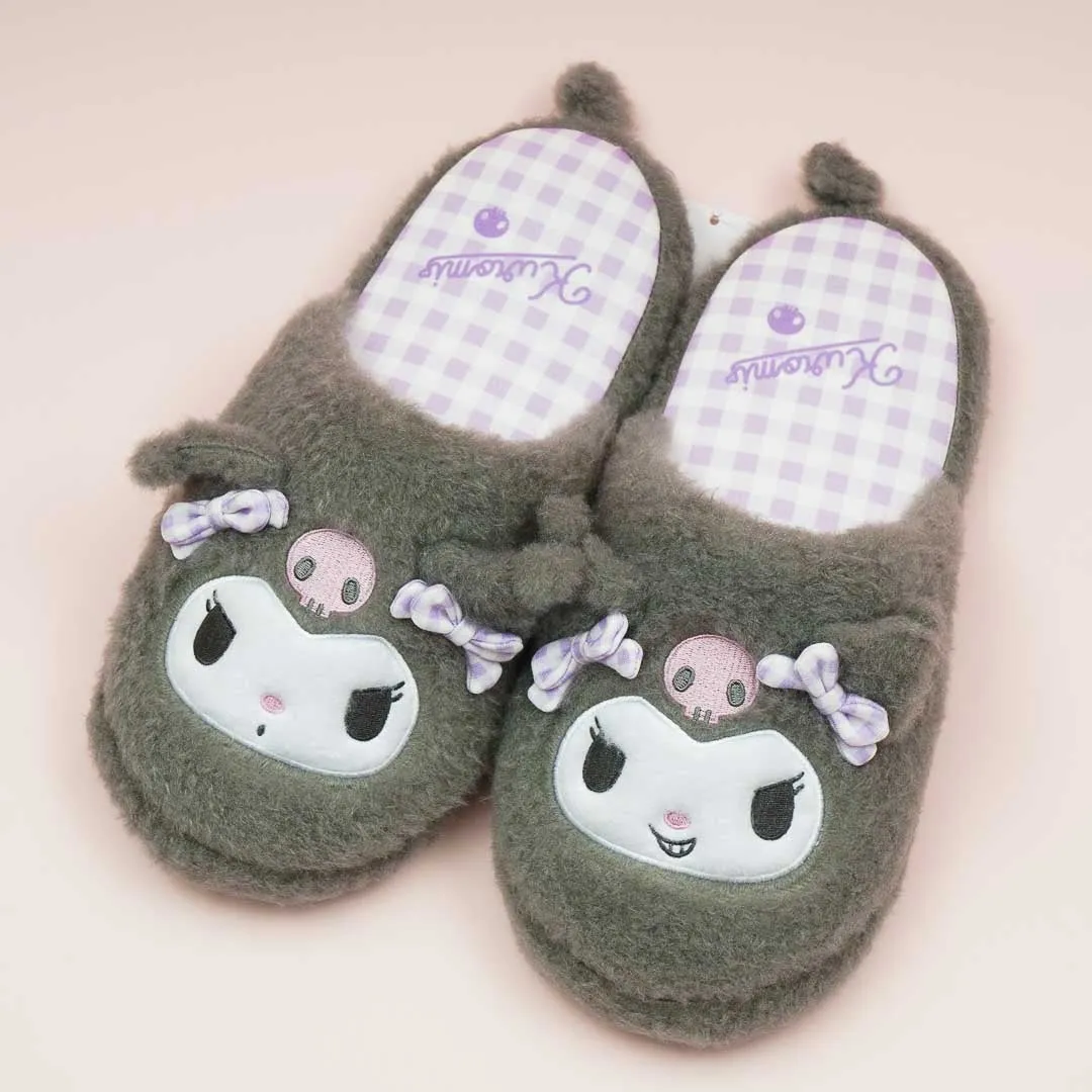 Kuromi Happy Face Slippers