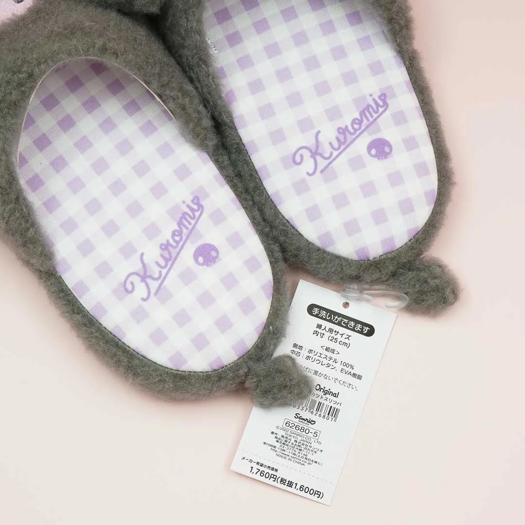 Kuromi Happy Face Slippers