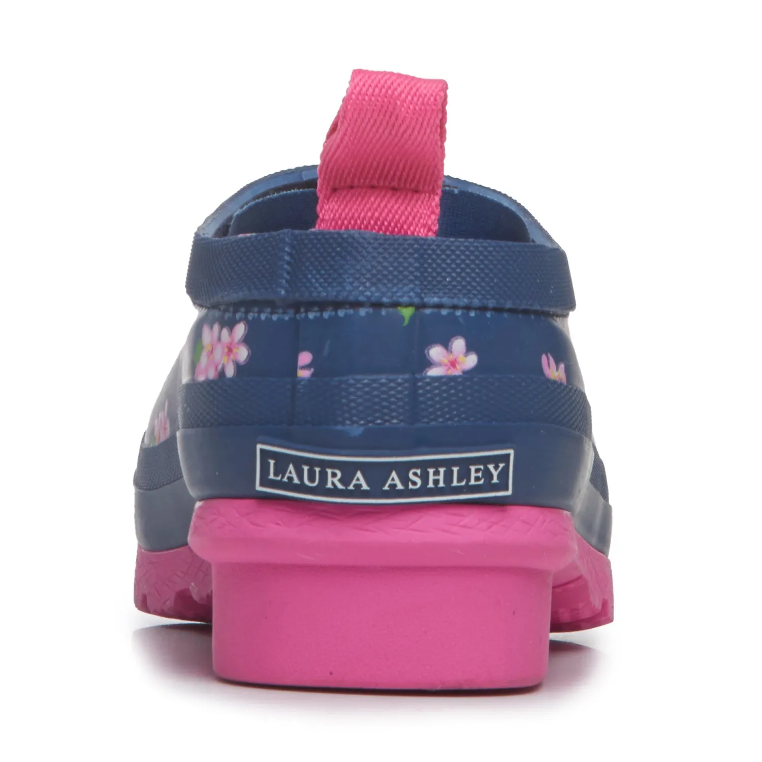 Laura Ashley Ladies Low Cut Rubber Rain Boots, Short Lightweight Waterproof Booties for Women