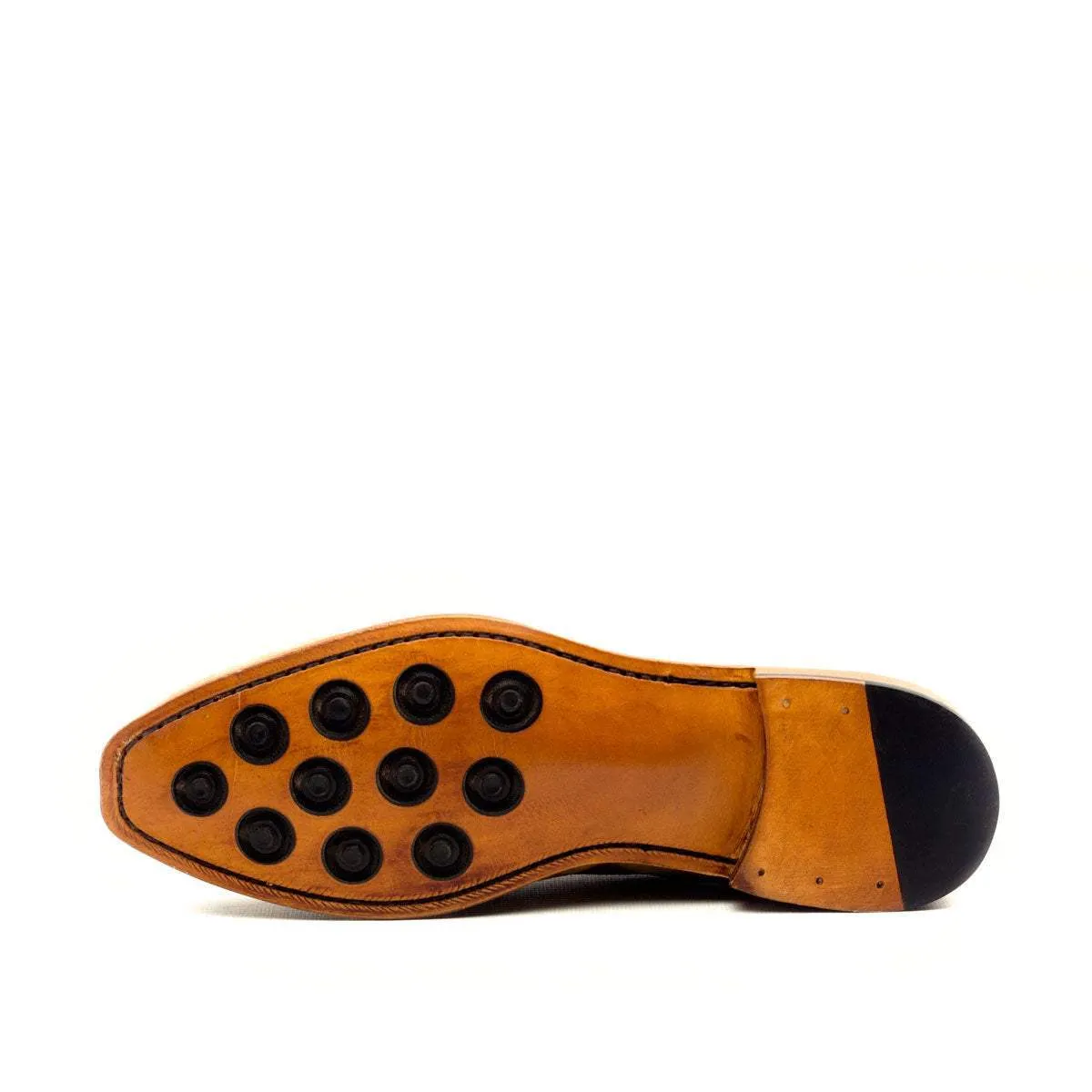 Longwing Blucher-Painted Calf, Blue, Dark Brown, Brown-Wholesale