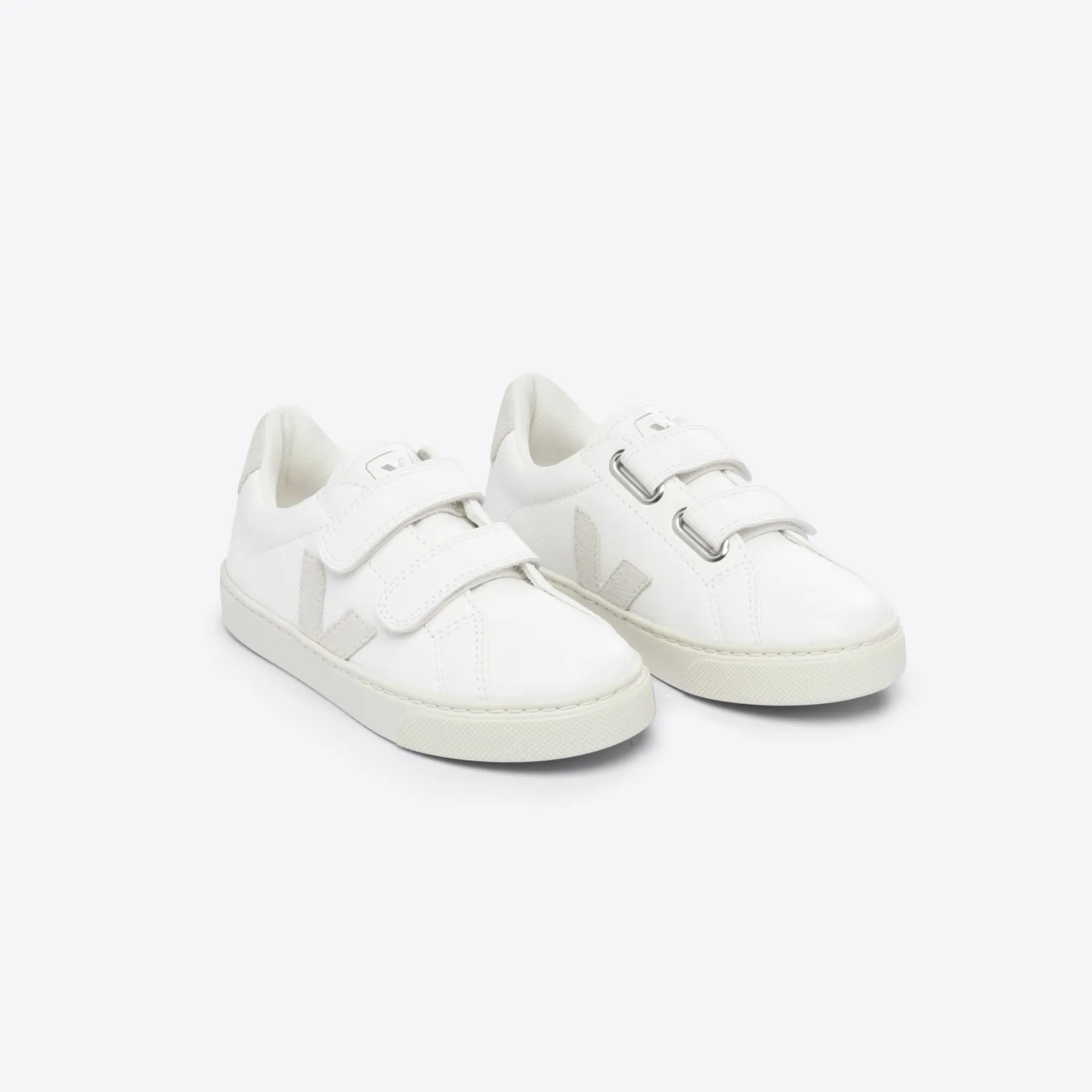 Veja Esplar Velcro Leather - Extra White/Natural