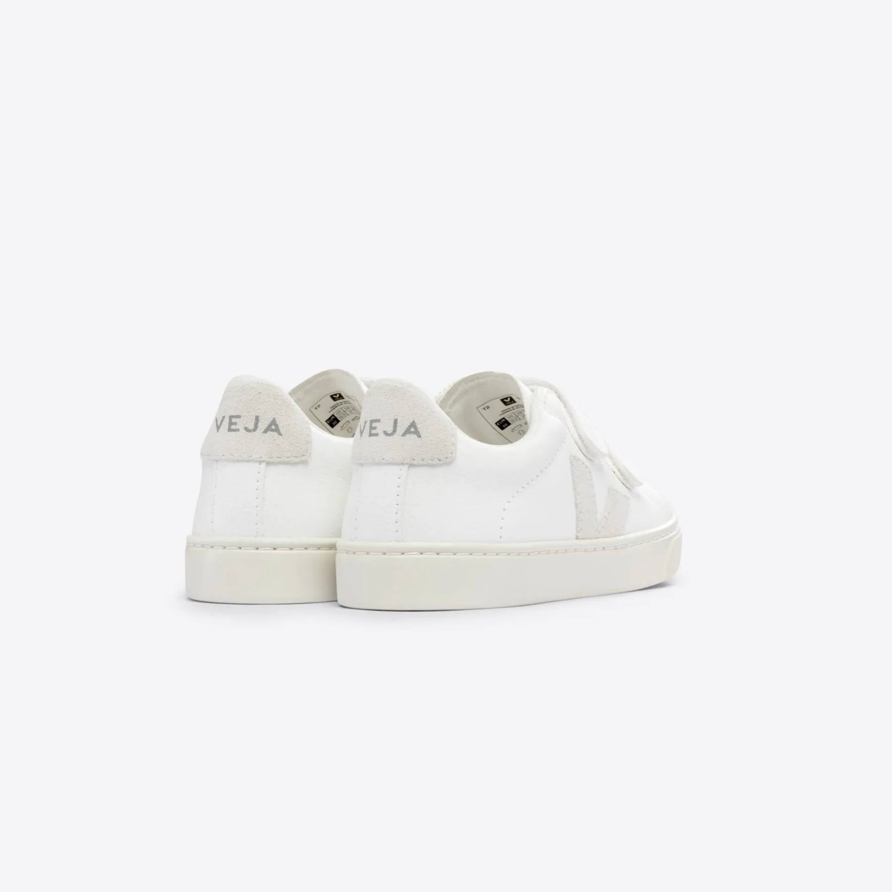 Veja Esplar Velcro Leather - Extra White/Natural